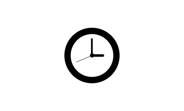 Простой циферблат, циферблат или значок часов
 - Вектор,изображение