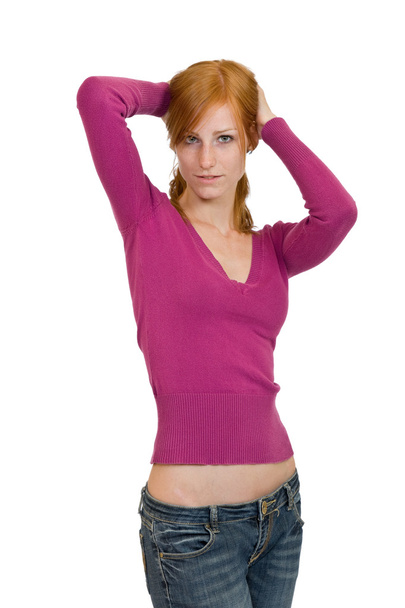 Nice redhead woman - Foto, Bild