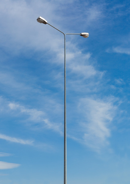 Galvanized light pole - Photo, Image