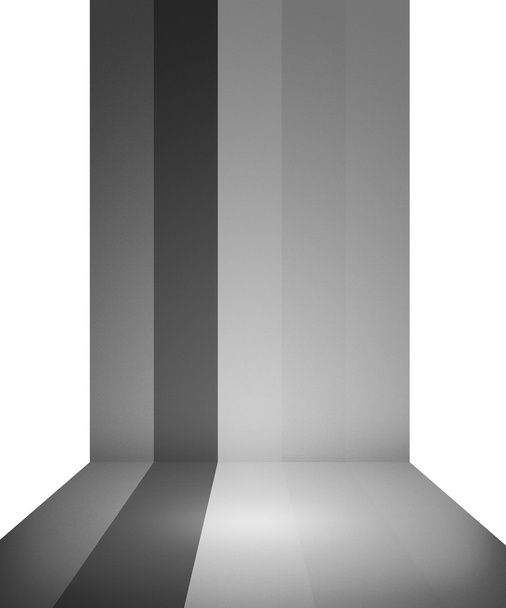 Cinza retro listras palco pano de fundo
 - Foto, Imagem