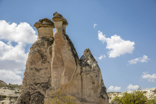  pavo kapadokya situado bajo el nombre de Simon Pasabaglari otras formaciones volcánicas naturales en el valle
. - Foto, Imagen