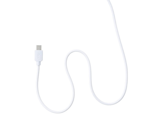 Micro USB placed on white background - Photo, Image