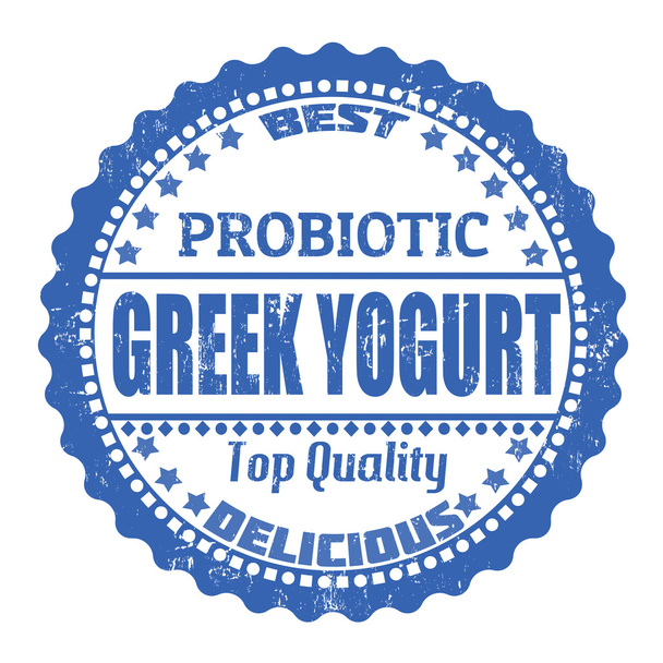 griechische Joghurtmarke - Vektor, Bild