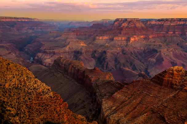 sunrise, Büyük Kanyon renkli Manzaralı - Fotoğraf, Görsel