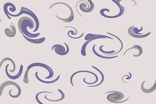 Abstract background for design, layouts, and patterns. Blue and gray swirls on a white background. - Valokuva, kuva