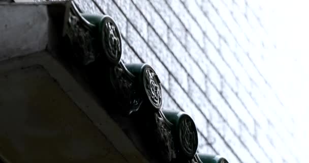 Un toit ancien à l'architecture asiatique
 - Séquence, vidéo