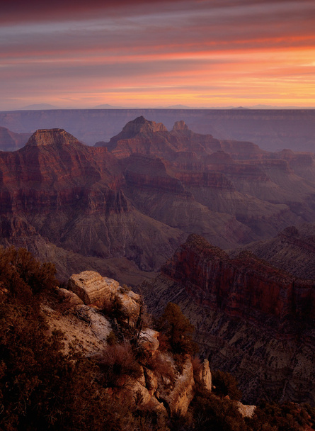 fényes angyal szempontból naplemente - grand canyon. - Fotó, kép