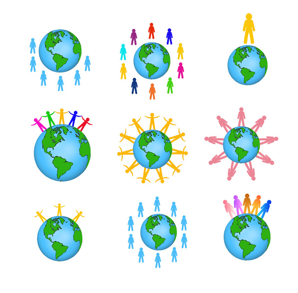 iconos de personas globales
 - Foto, Imagen