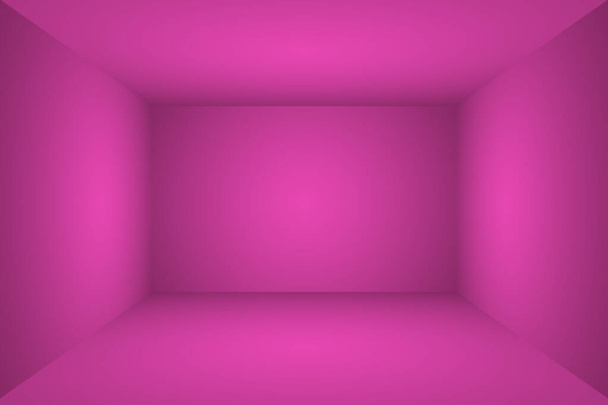 Studio Koncepcja tła - abstrakcyjne puste światło gradientowy fioletowy pokój tło dla produktu. Plain Studio tło. - Zdjęcie, obraz