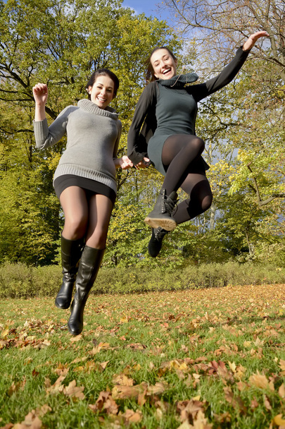радостный прыжок
 - Фото, изображение