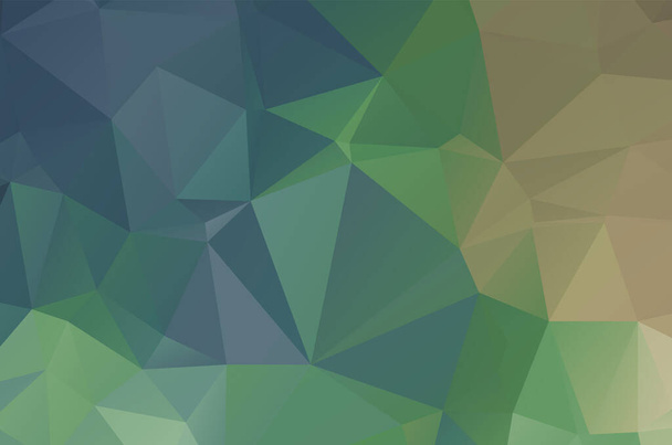 light Green geometric designs. Vector, multicolor geometric background - Vetor, Imagem
