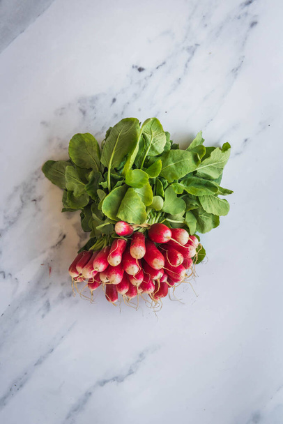 A bunch of pink radishes - Photo, Image