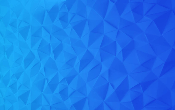 abstract blue triangles background, texture for copy space  - Photo, Image