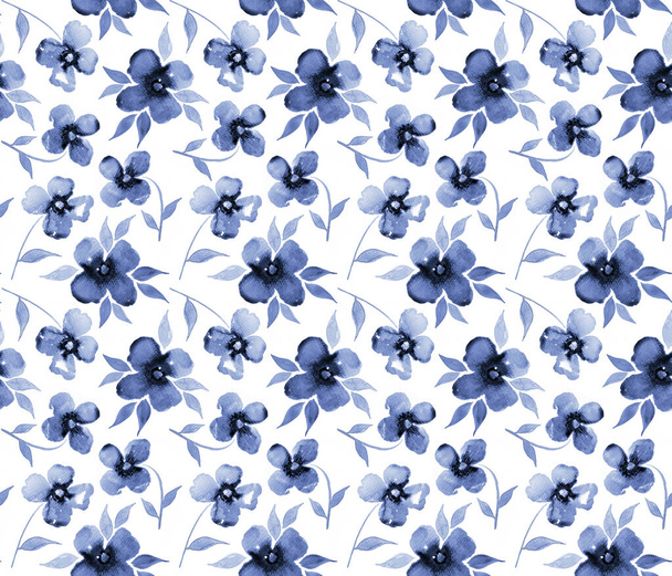 bezešvé barevné jasný vzor s krásnými květy - Fotografie, Obrázek