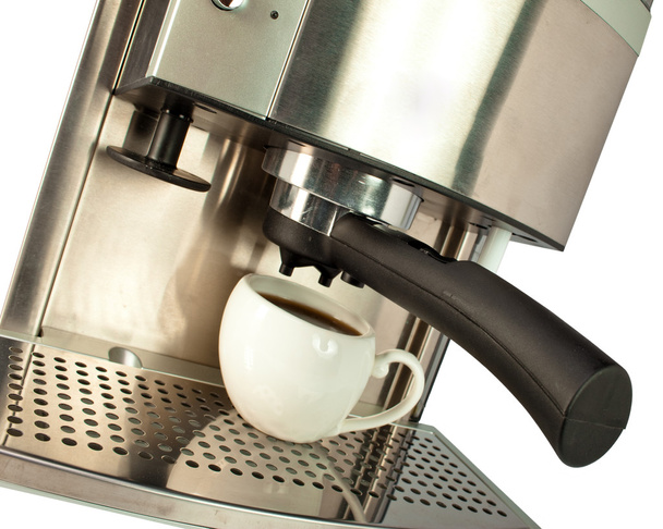 кофеварка и чашка - Фото, изображение
