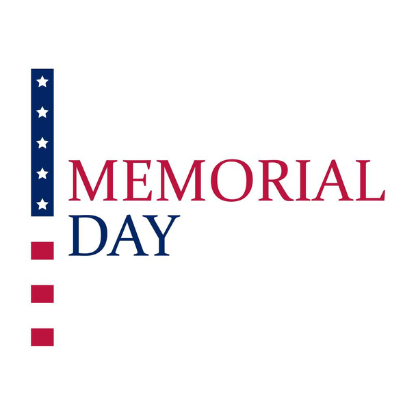 Memorial Day USA. Nous n'oublierons pas. Célébré aux États-Unis le dernier lundi de mai. Affiche, carte, bannière, fond, T-shirt design
 - Vecteur, image
