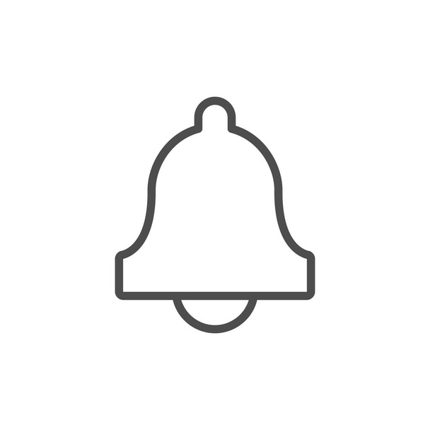 Ikona zvonice a koncept budíku - Vektor, obrázek