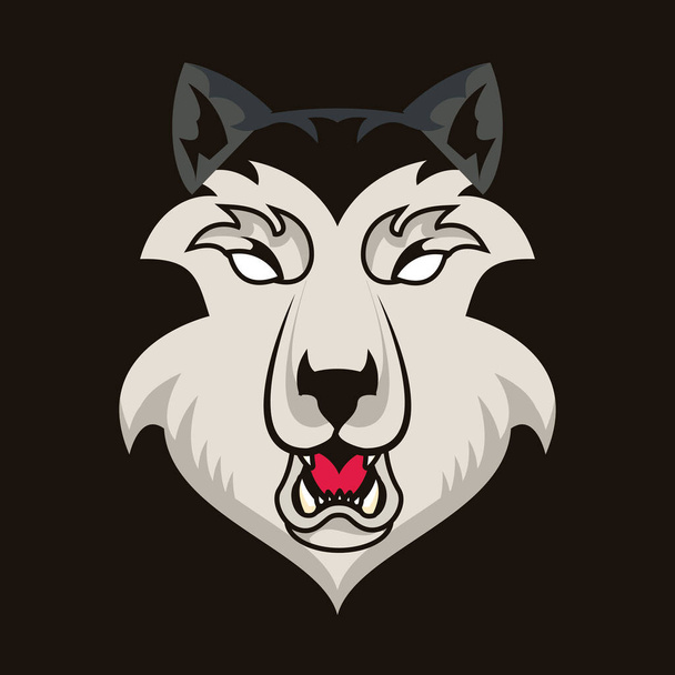 wild wolf spirit creative design - Vector, Image
