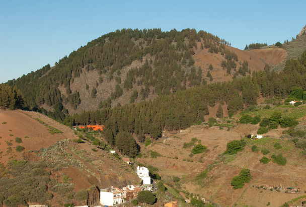 Venkovská krajina v Camaretas v Las Cumbres Protected Landscape. - Fotografie, Obrázek