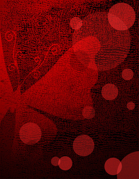Grunge papel vermelho-preto
 - Vetor, Imagem