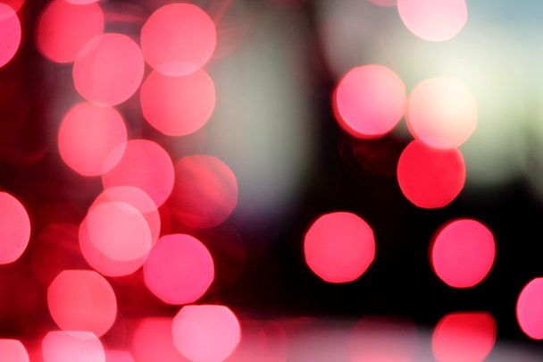 Astratto sfondo di Natale con bokeh rosso
 - Foto, immagini