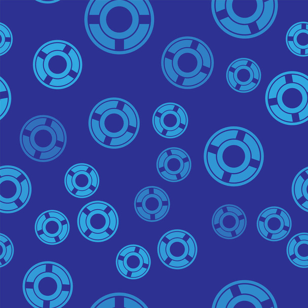 Cendrier bleu icône isolé motif sans couture sur fond bleu. Illustration vectorielle
 - Vecteur, image