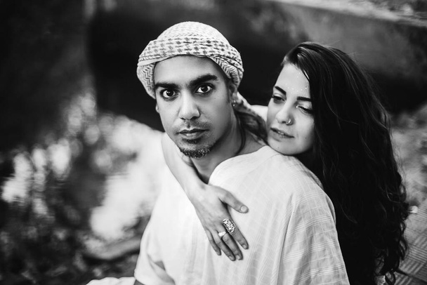 portrait of a beautiful couple in love - Photo, Image