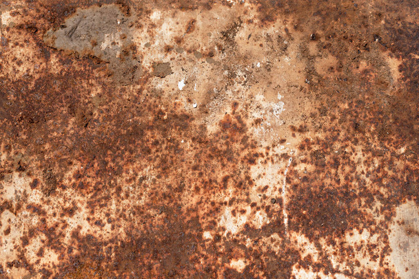 rusty iron surface as a background for inscription - 写真・画像