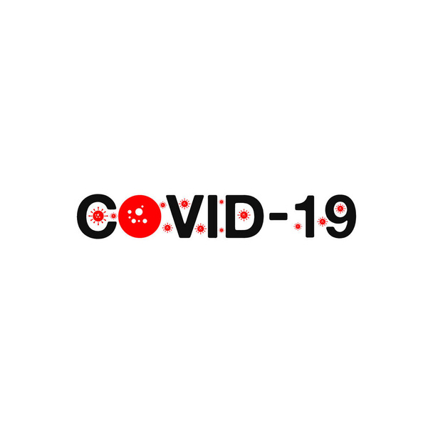 Coronavírus, ícone Covid-19. Ilustração Editável do Símbolo do Vetor
.  - Vetor, Imagem