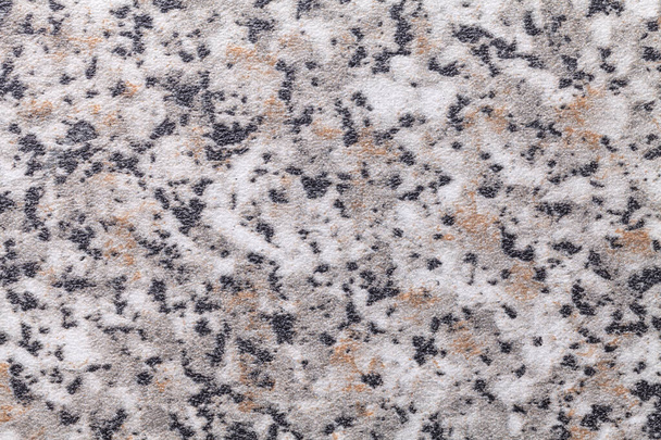 Abstract art background black, white and gray color. Texture of stone tabletop and coutertop with brown blotches, backdrop. Decorative wallpaper. - Photo, Image
