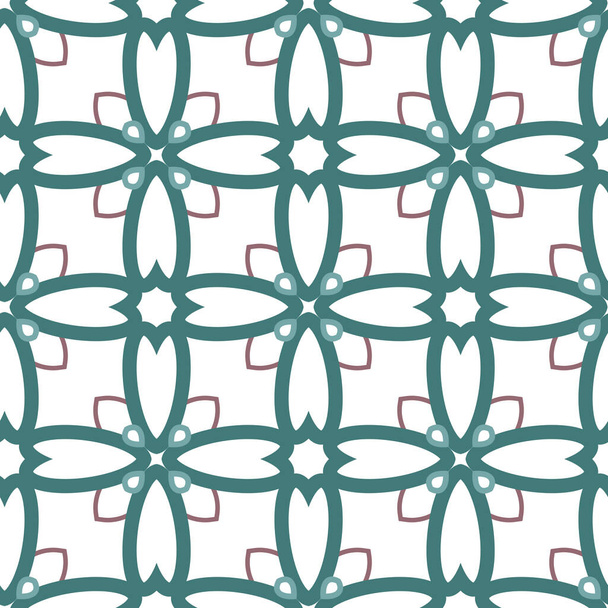 seamless pattern with geometric shapes vector illustration - Vector, imagen