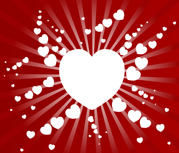 Love You Valentine's Day Greeting card, vector illustration - ベクター画像