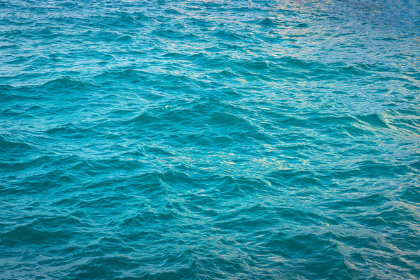 Abstract water background, blue water sea - Photo, Image
