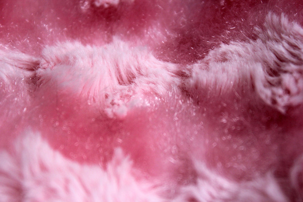 ピンクの毛繊維 - 写真・画像