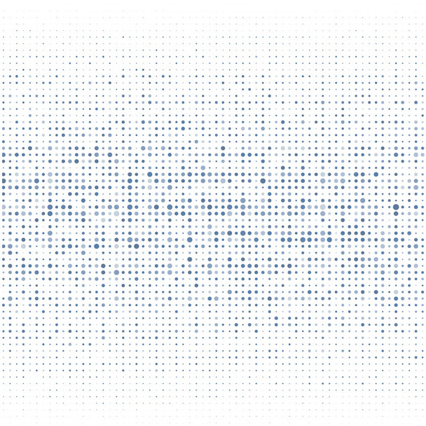 blue dots on white background  - Vector, Image