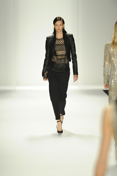 Model walks runway at J. Mendel show - Photo, Image