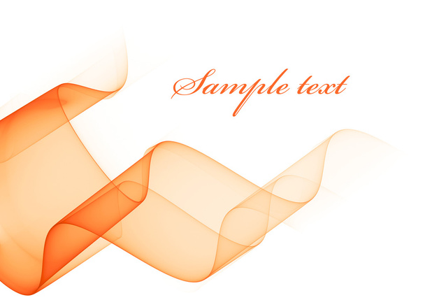 Orange rippled shape - Foto, Imagen