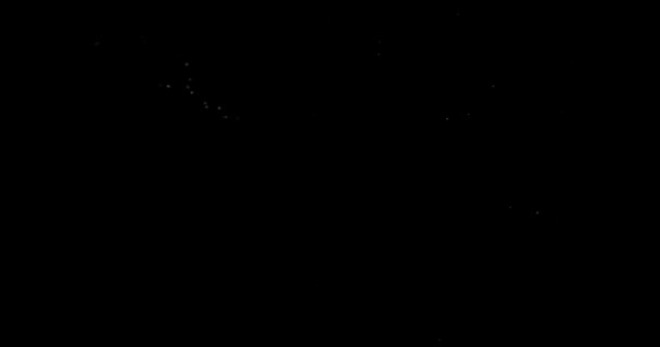 elvont Repülő por részecskék egy fekete háttér videó - Felvétel, videó