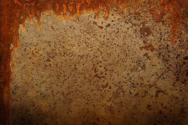 old rusty metal sheet background or texture  - Φωτογραφία, εικόνα
