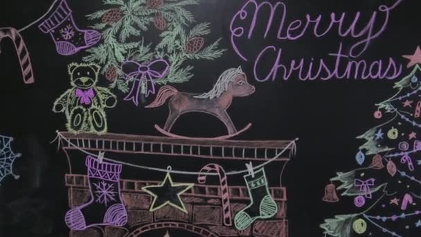 Decoración de dibujo de Navidad
 - Metraje, vídeo