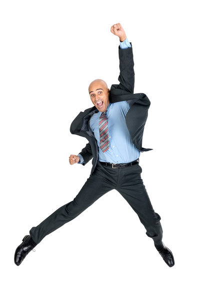 Hombre de negocios saltando
 - Foto, imagen