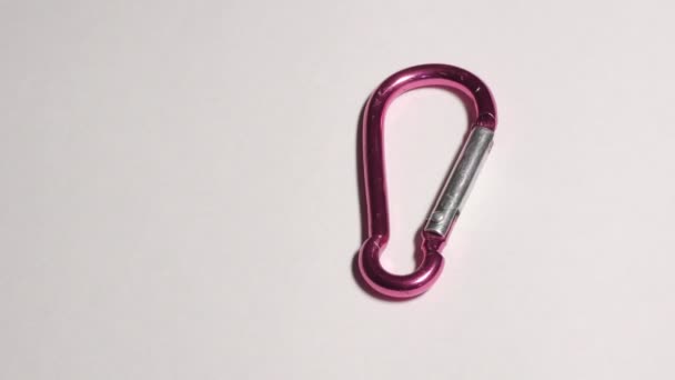 Carabiner lock for ropes and other things - Footage, Video