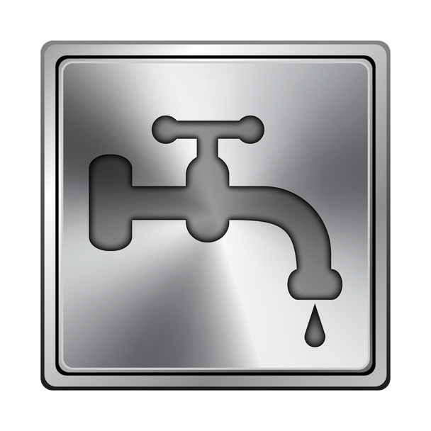 Wasserhahn-Symbol - Foto, Bild