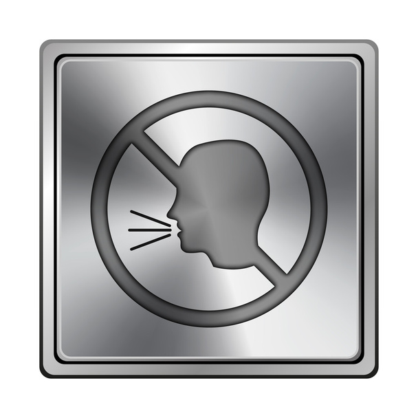 No talking icon - Photo, Image