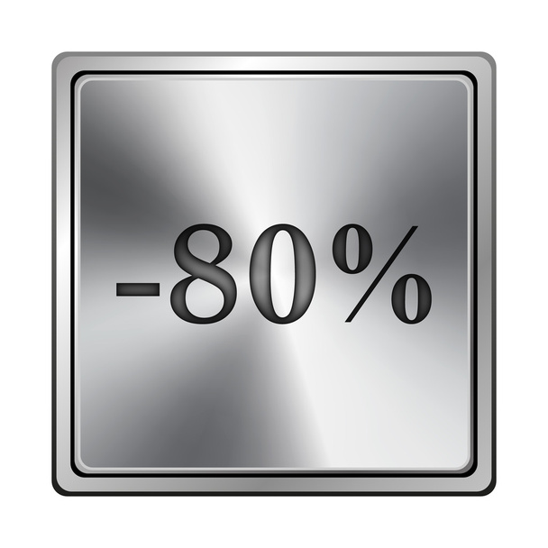 Значок скидки 80%
 - Фото, изображение