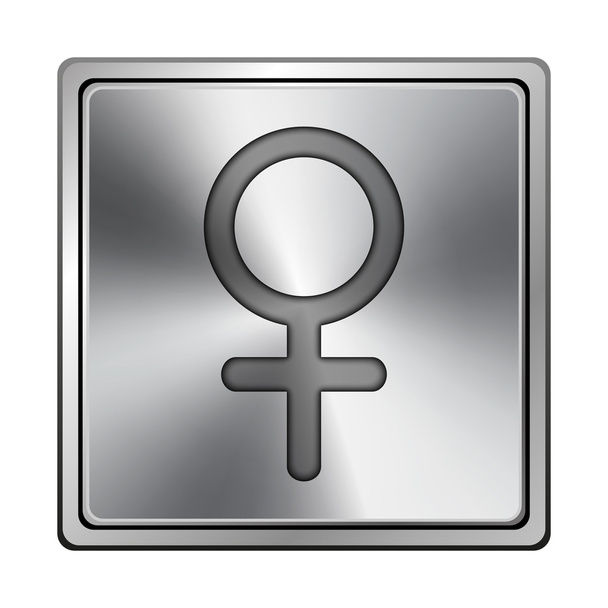 ikona kobiece kobieta znak - Zdjęcie, obraz