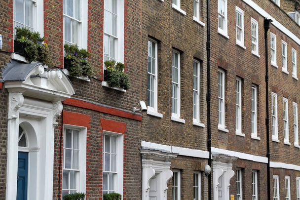 Classic apartments block of London - 写真・画像