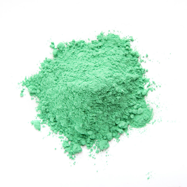 Mint heap powder food coloring for Holy - Photo, Image