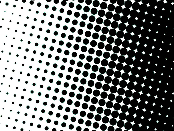   Monochrome Dots Background. Зворотний бік з колами, крапками, круглими лініями для веб-прапорів, плакатів, карт, Уоллпайпу, сайтів. Чорний, білий колір.                                         - Фото, зображення