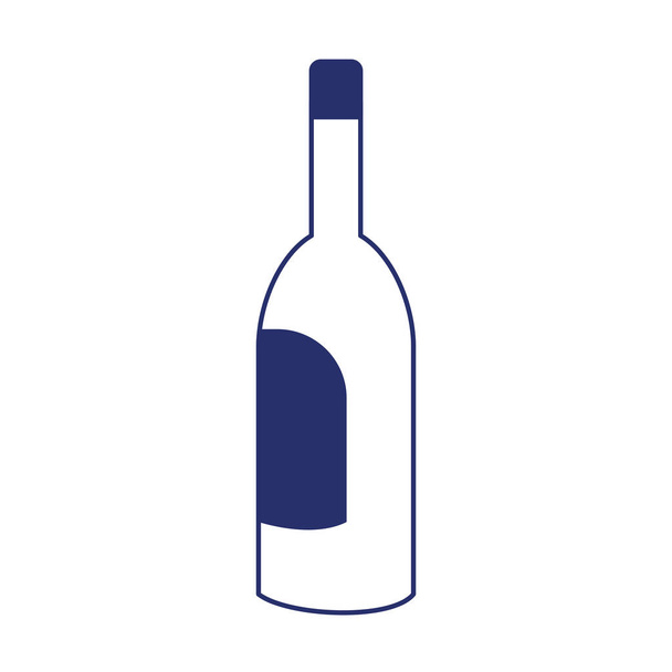 İzole edilmiş şarap kadehi vektör tasarımı - Vektör, Görsel